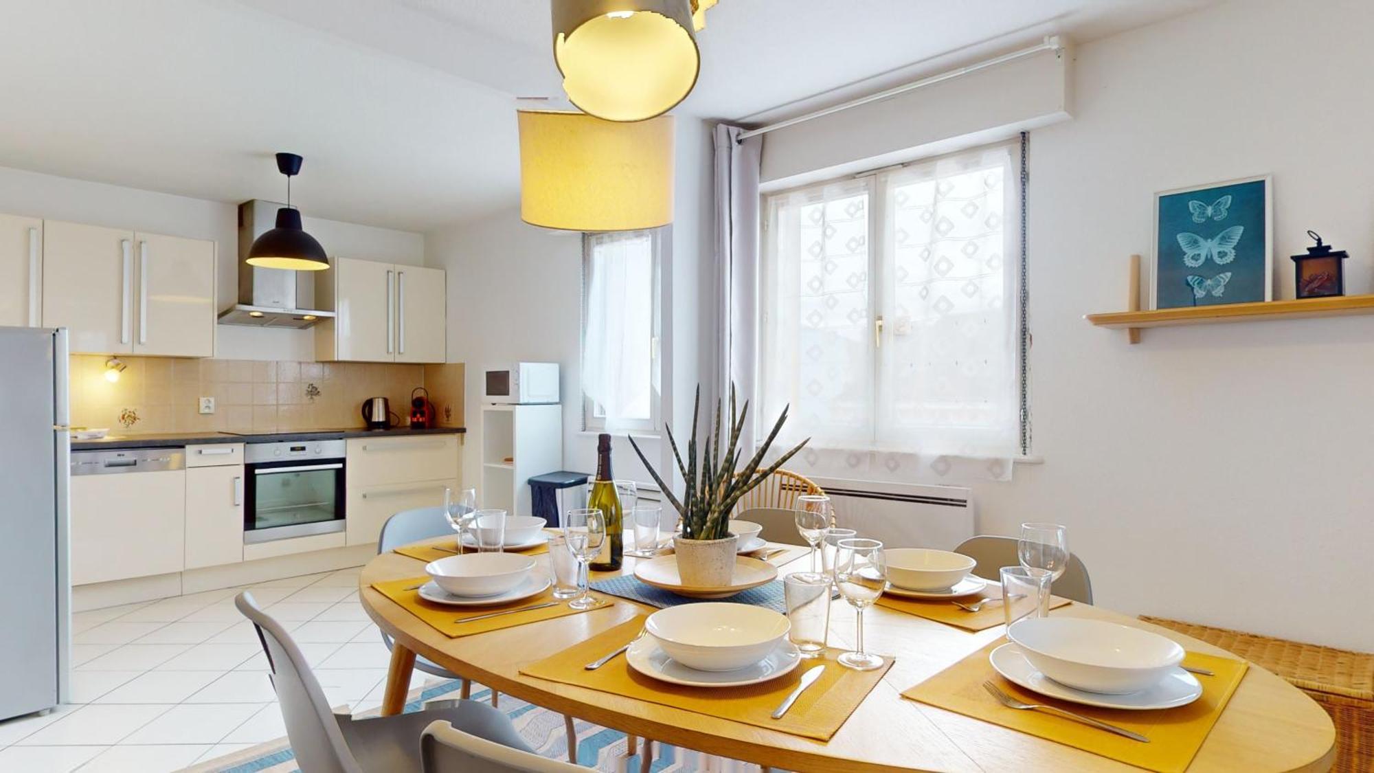 Elegance, Appartement 6 Pers 1 Parking Colmar Exterior foto